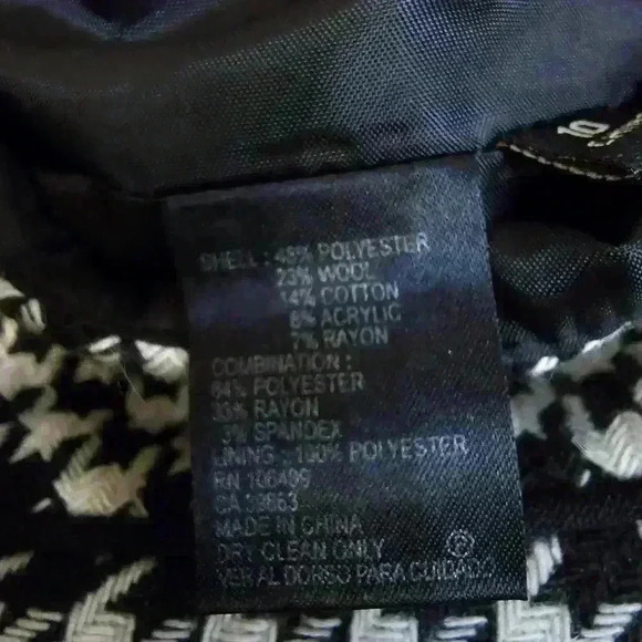 Alex Marie Women's Houndstooth Pencil Skirt - Picture 5 of 5